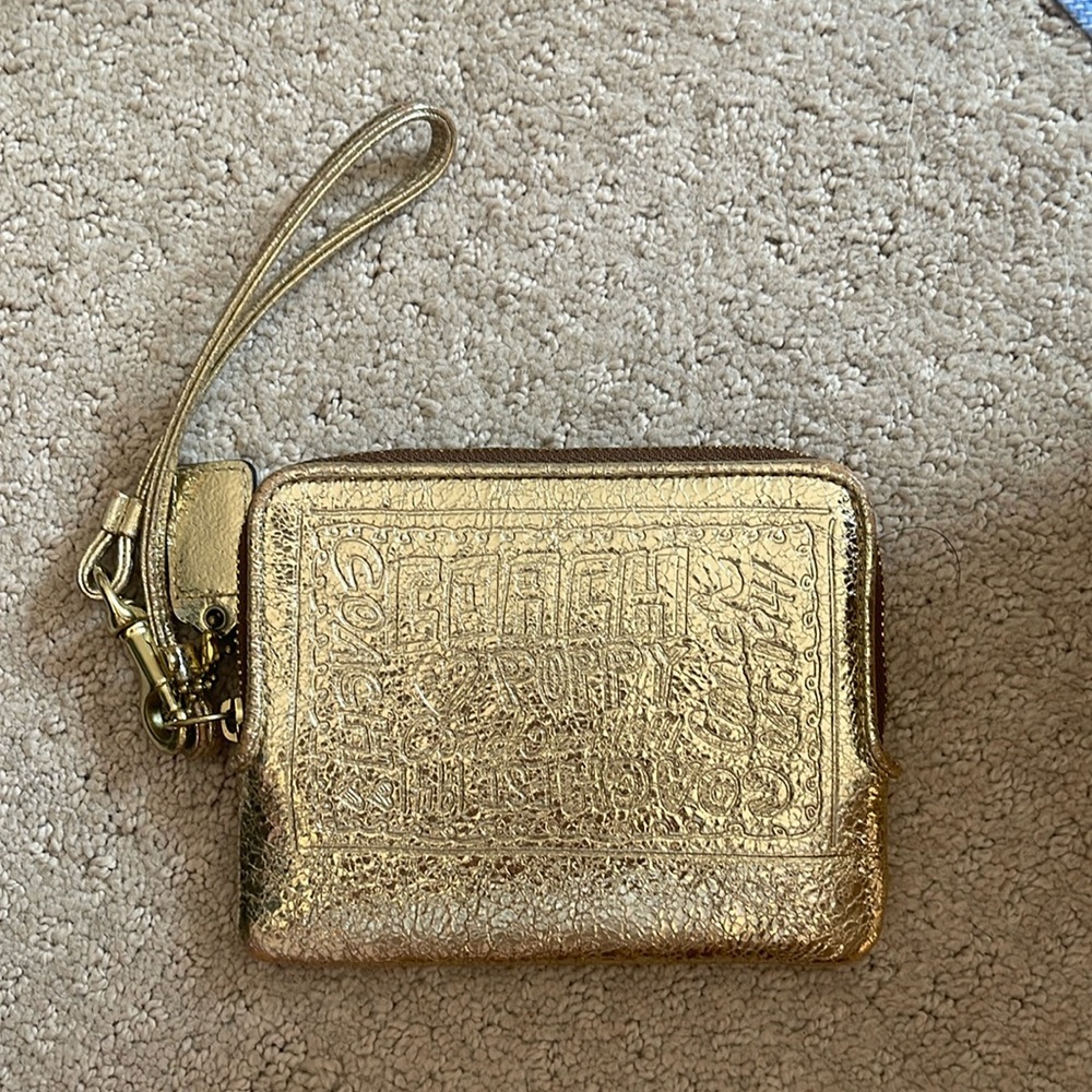 Coach Poppy Collection Wristlet